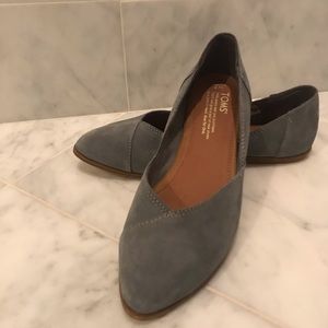 Toms Grey Jutti Flats